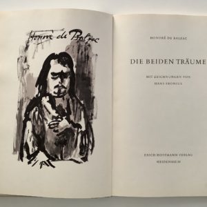 Fronius -   Balzac, Honoré de: -  Die beiden Träume.