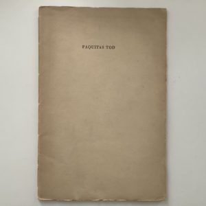 Hille, Pater. -  Paquits Tod nach Joaquin Miller.