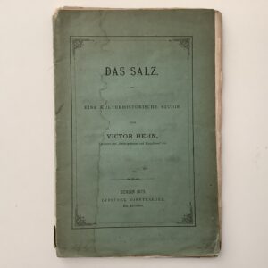 Salz -   Hehn, Victor: -  Das Salz.