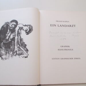 Kafka - Fronius - Kafka, Franz. - Ein Landarzt. Graphik von Hans Fronius.