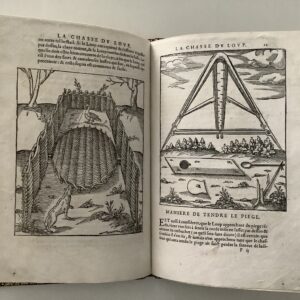 Chasse - Clamorgan, Jean de. - La Chasse dv Lovp, necessaire a la maison rvstiqve.