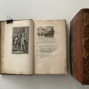 One of the main works of Rococo Book illustration -   Fontaine, M. de la. -  Contes et nouvelles en vers.