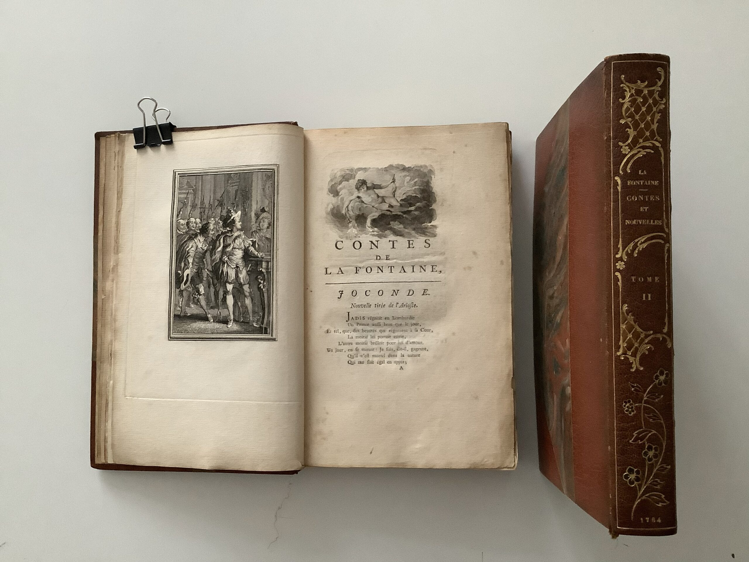 One of the main works of Rococo Book illustration - Fontaine, M. de la. - Contes et nouvelles en vers.