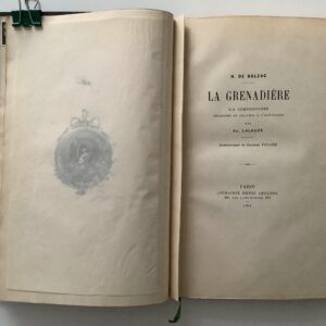 Balzac, Honoré de. -  La grenadière.