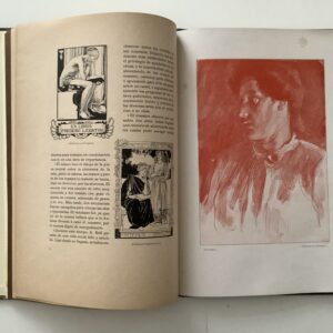 Important illustrator of 'Art Nouveau' of Great Britain -   Riquer, Alejandro de -  Robart A. Bell.