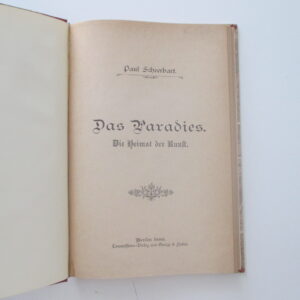 Literatur -   Scheerbart, Paul: -  Das Paradies.