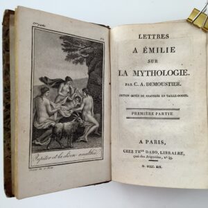 Demoustier, Charles Albert. -  Lettres a Émilie sur la mythologie.