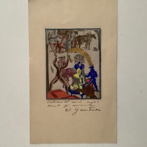 Gaertner, Ed(uard) -  Prosit Neujahr (Happy New Year) 1924.