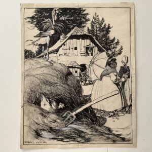 Wacik, Franz. -  Ländliche Szene.