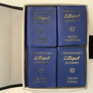 Langescheidt Liolliput Wörterbuch. Deutsch-Englisch. English-German, Deutsch-Französisch, Francias-Allemand.