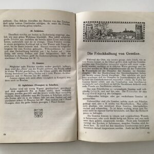 Weck, J: -  Koche auf Vorrat! Handbuch für die Frischhaltung aller Nahrungsmittel mit den "Weck'schen Einrichtungen".