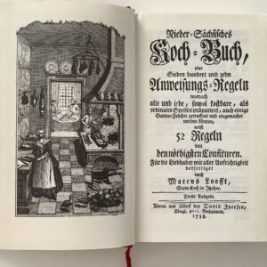 Loofft, Marcus: -  Nieder-Sächsisches Koch-Buch...(Reprint der 3.
