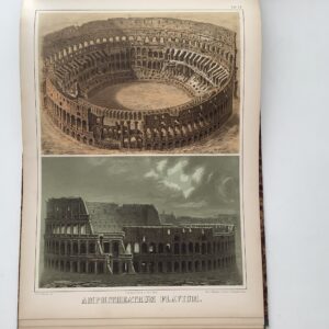 Rom -   Ziegler, Christoph: -  Illustrationen zur Topographie des alten Rom.